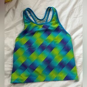 Speedo Multicolor Top Girls Bathing Suit
